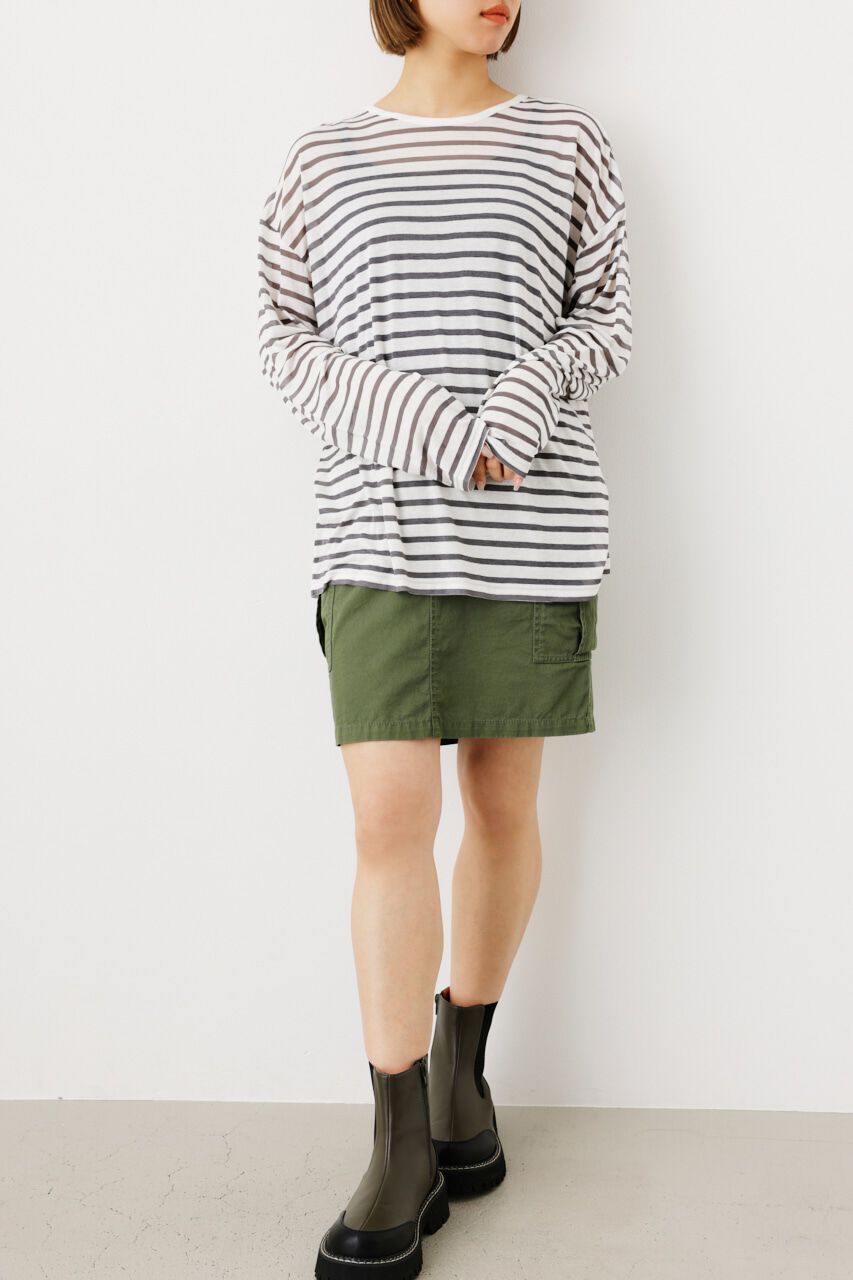 RODEO CROWNS「シアーボーダートップス」|Tシャツ・カットソー|