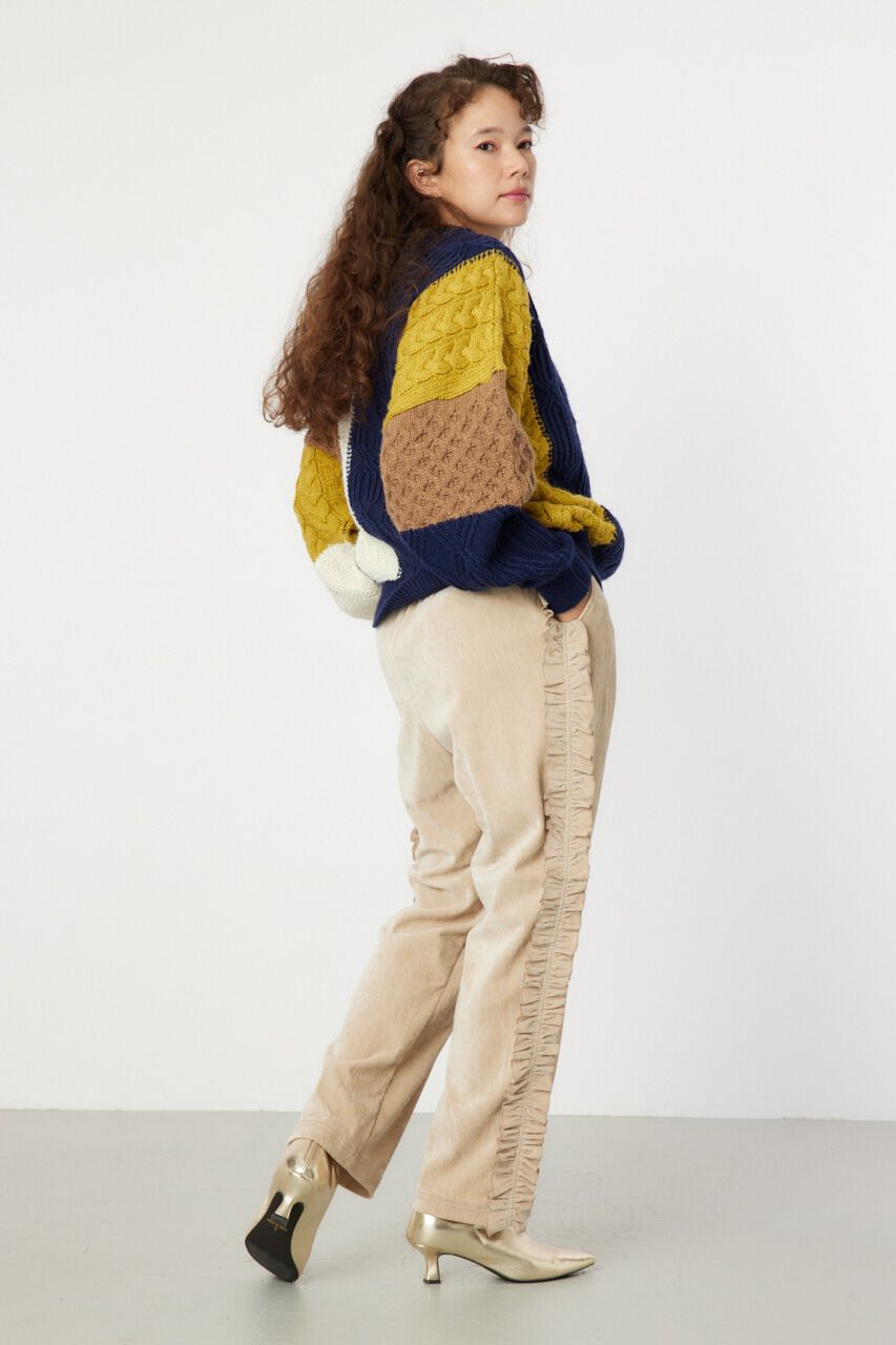 RODEO CROWNS「サイドフリルベロアパンツ」|その他|