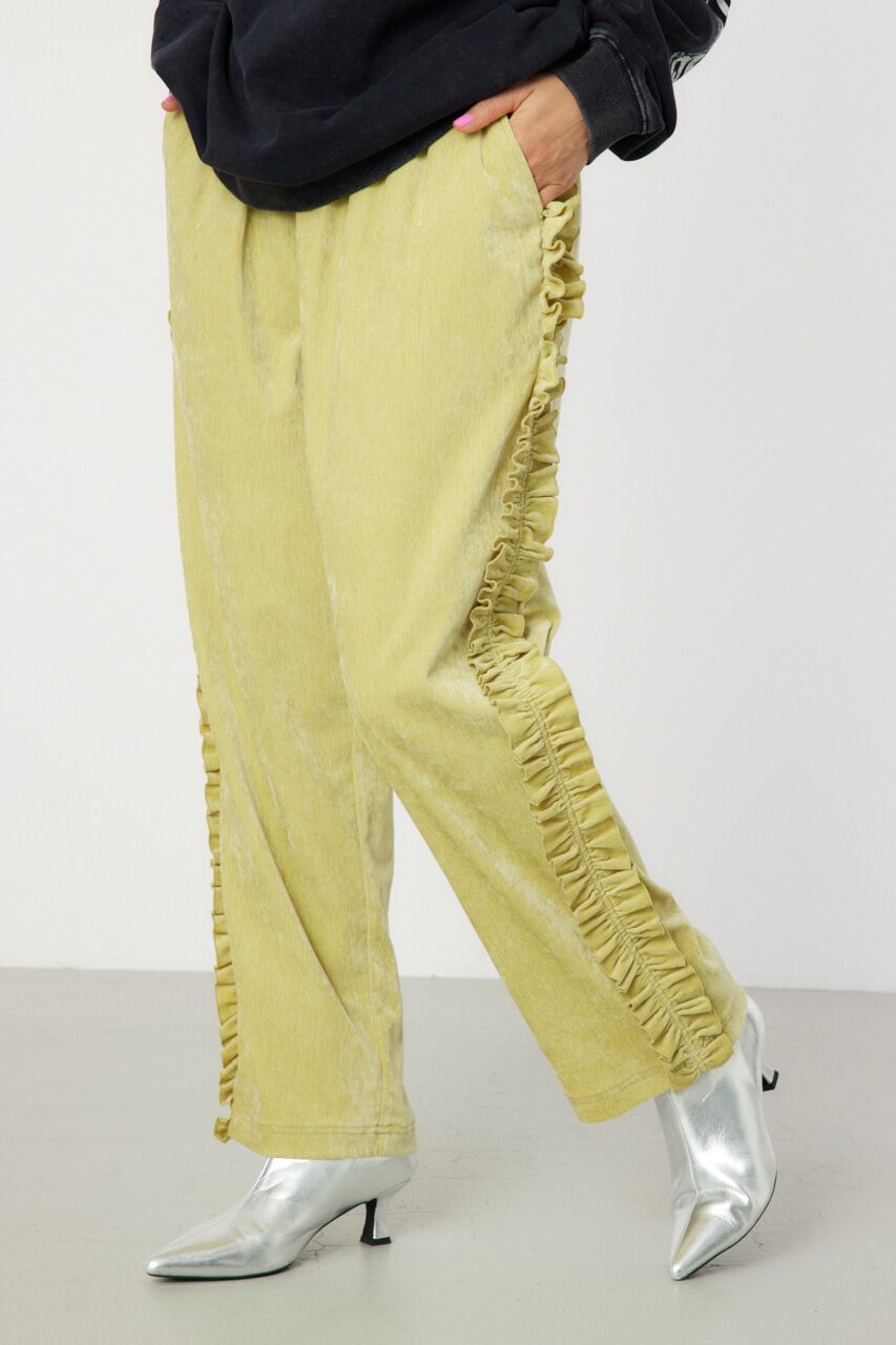 RODEO CROWNS「サイドフリルベロアパンツ」|その他|LIME