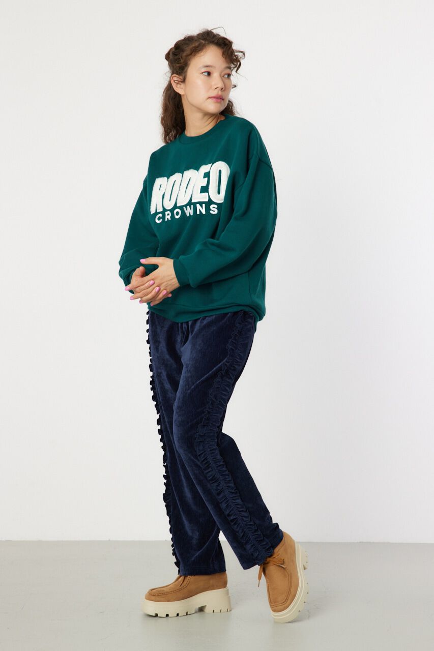 RODEO CROWNS「サイドフリルベロアパンツ」|その他|