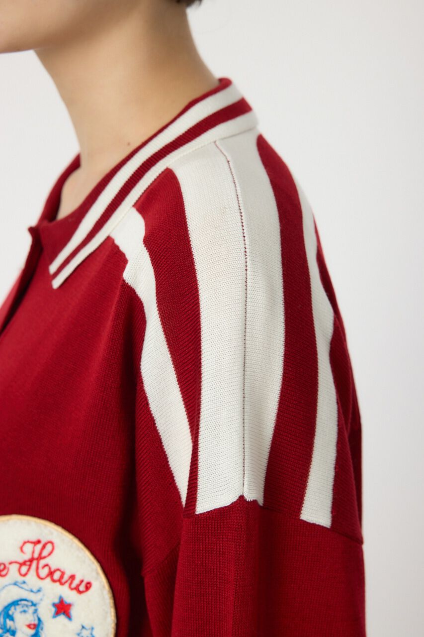 RODEO CROWNS「ワッペンニットカーディガン」|ニット・セーター|