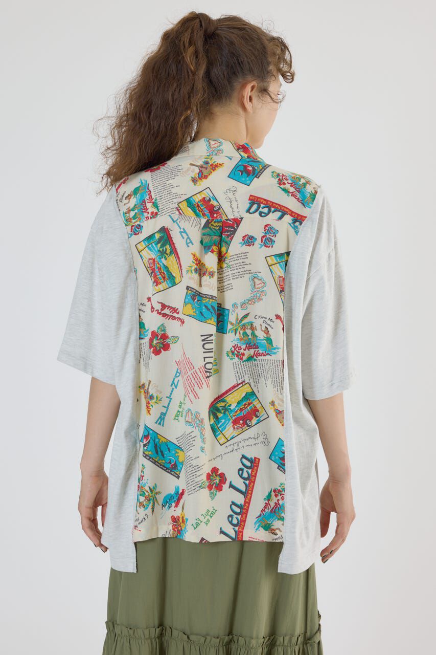 RODEO CROWNS「ドッキングアロハビッグシャツ」|シャツ・ブラウス|