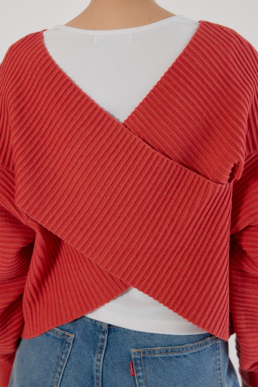 RODEO CROWNS「2WAYクロスニットトップス」|ニット・セーター|