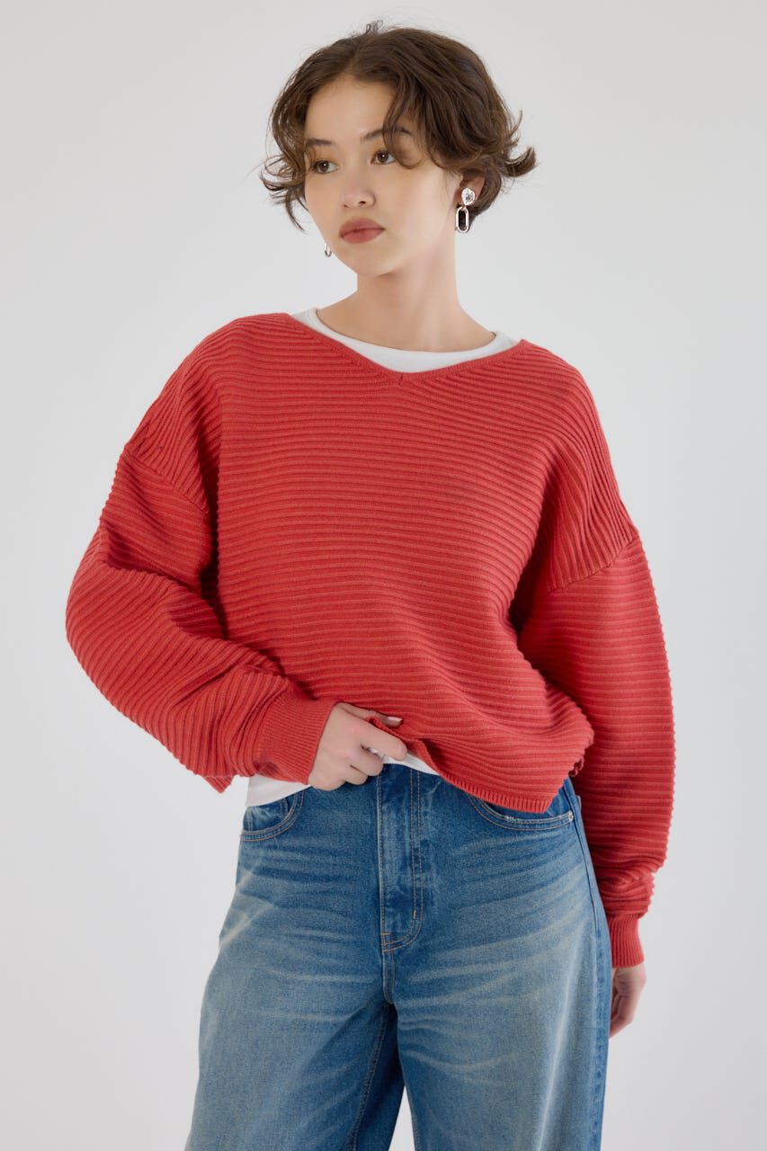 RODEO CROWNS「2WAYクロスニットトップス」|ニット・セーター|