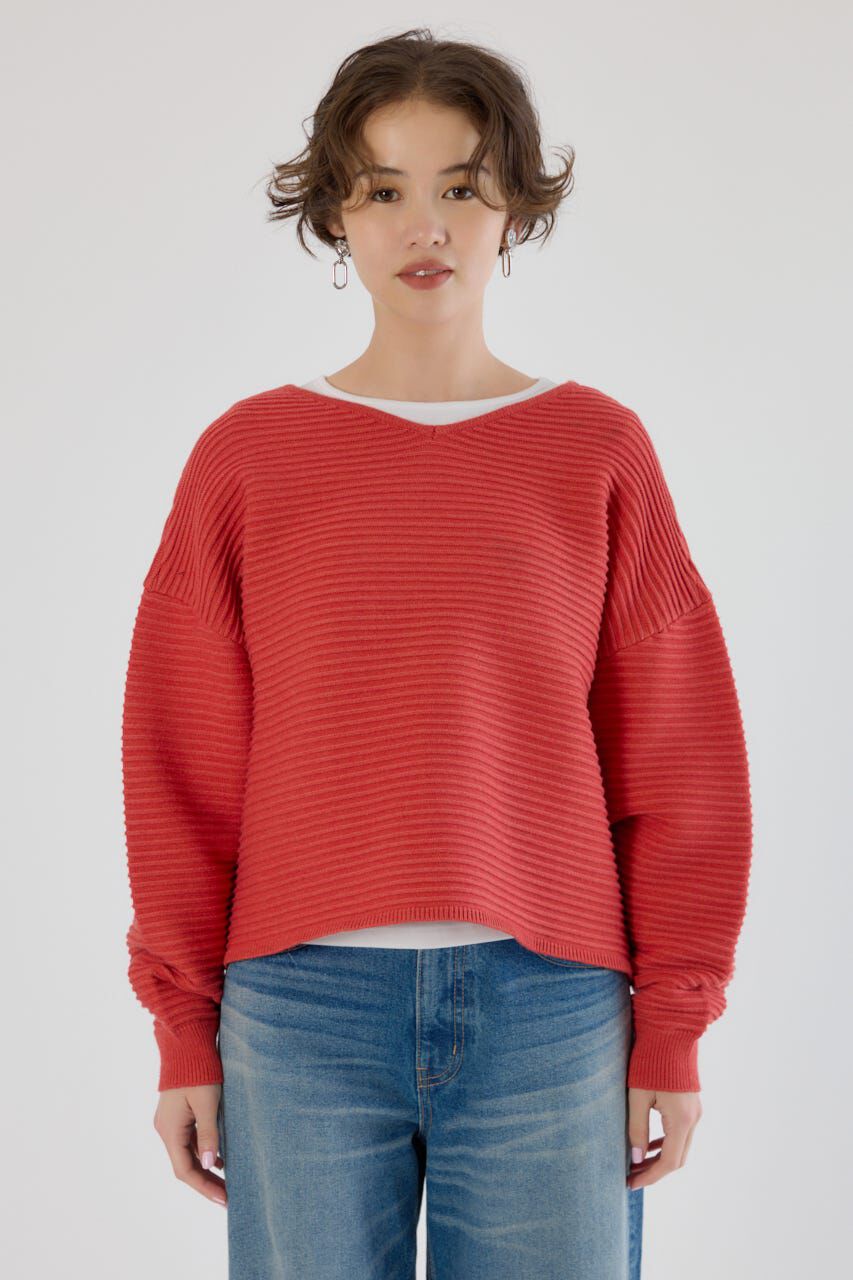 RODEO CROWNS「2WAYクロスニットトップス」|ニット・セーター|