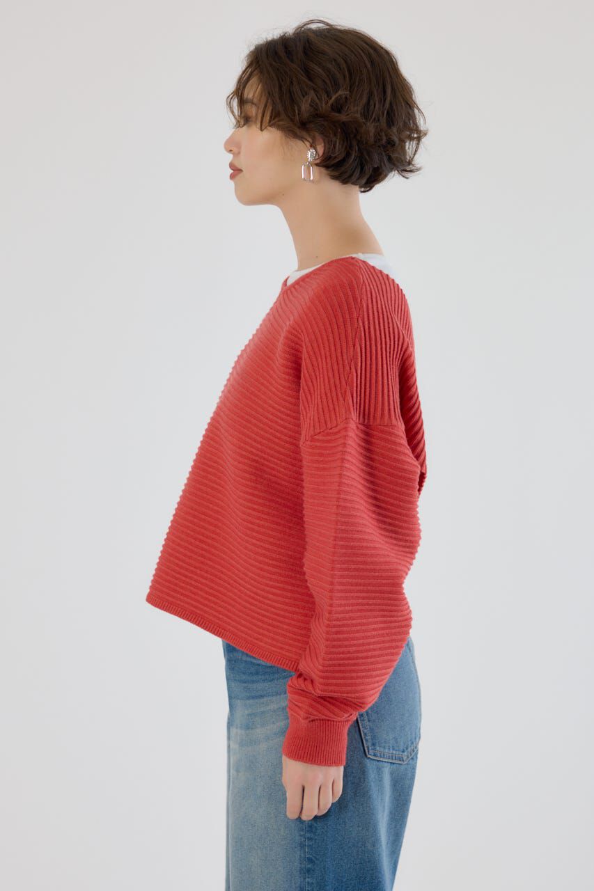 RODEO CROWNS「2WAYクロスニットトップス」|ニット・セーター|