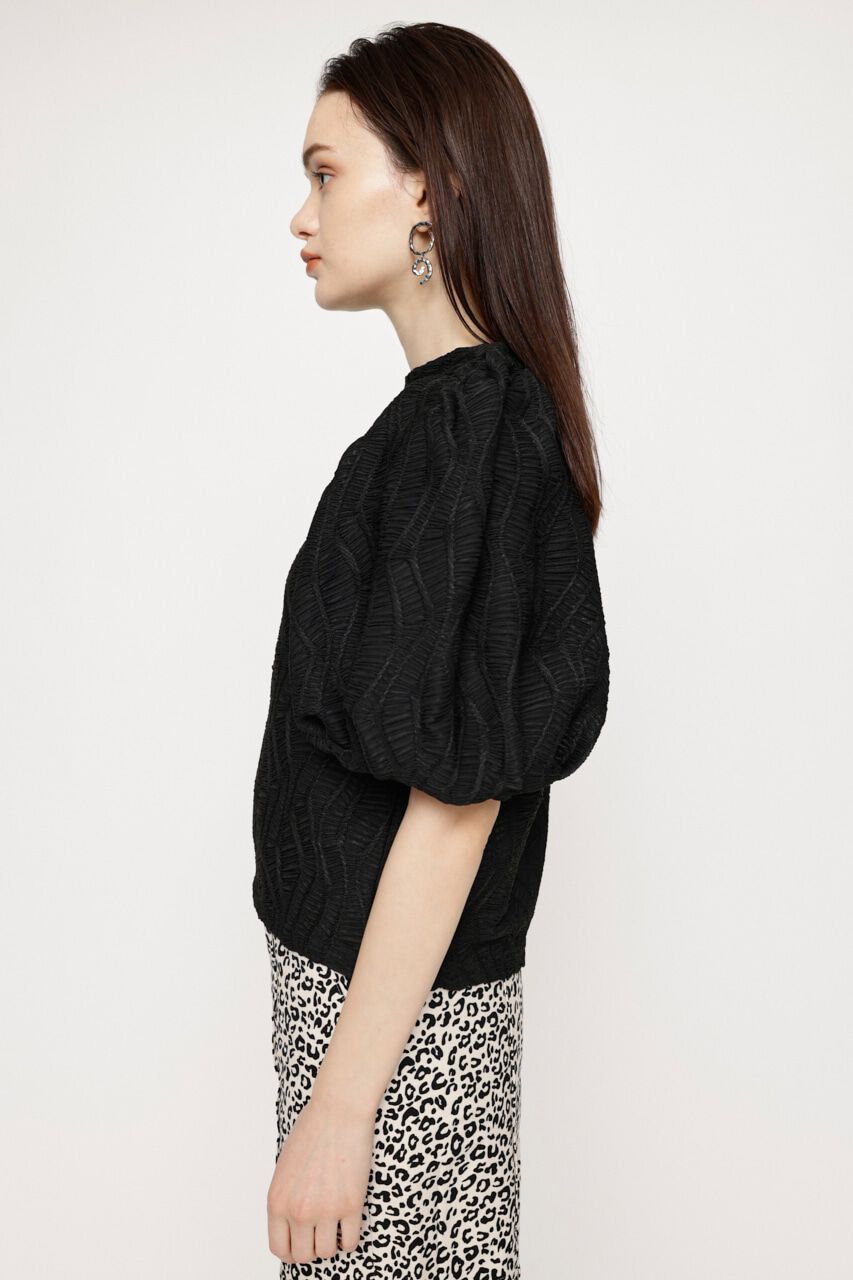 SLY「CUT LACE PUFF SLEEVE トップス」|Tシャツ・カットソー|
