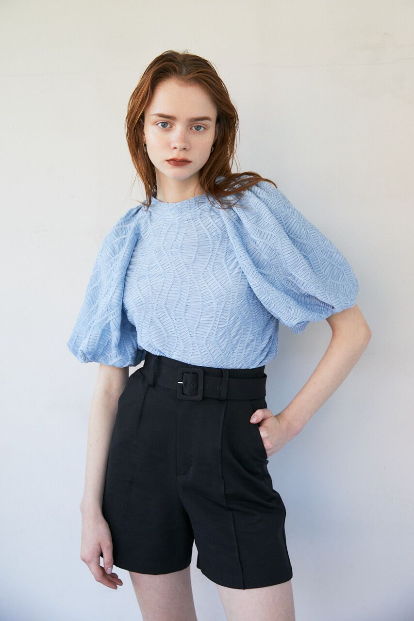 SLY「CUT LACE PUFF SLEEVE トップス」|Tシャツ・カットソー|