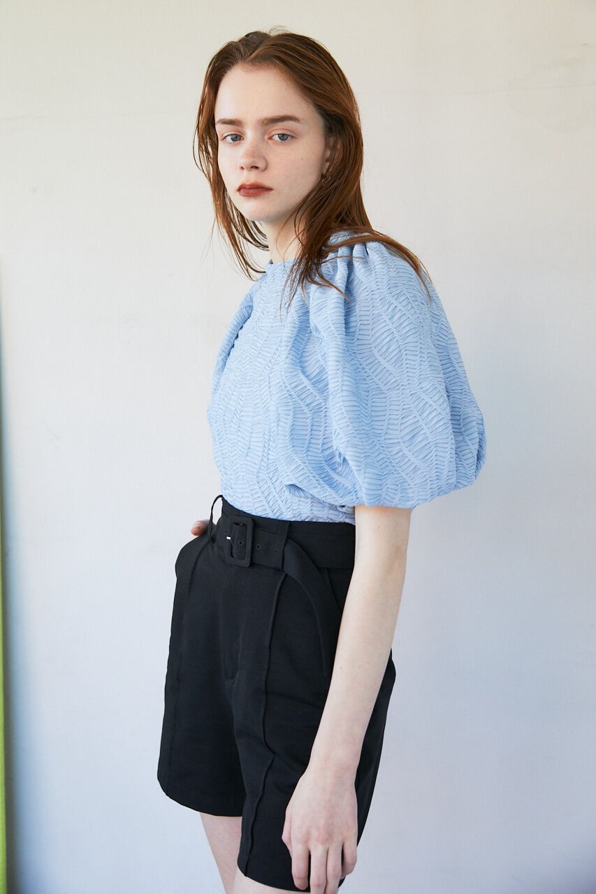 SLY「CUT LACE PUFF SLEEVE トップス」|Tシャツ・カットソー|