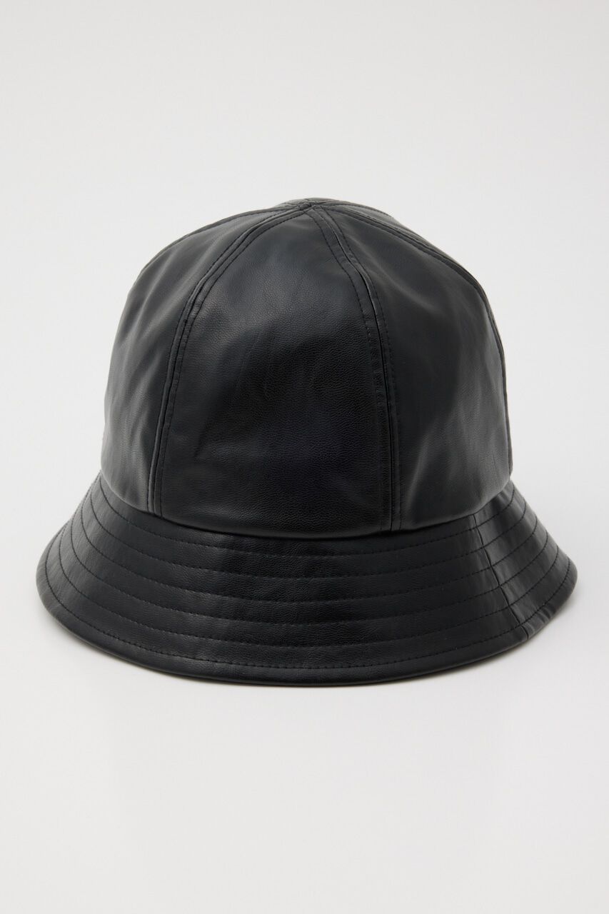 SLY「F／LEATHER CREW ハット」|その他|BLK