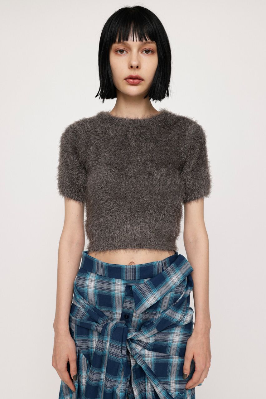 SLY「SHAGGY TINY Tシャツ」|ニット・セーター|