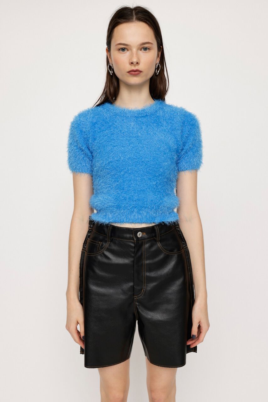SLY「SHAGGY TINY Tシャツ」|ニット・セーター|BLU