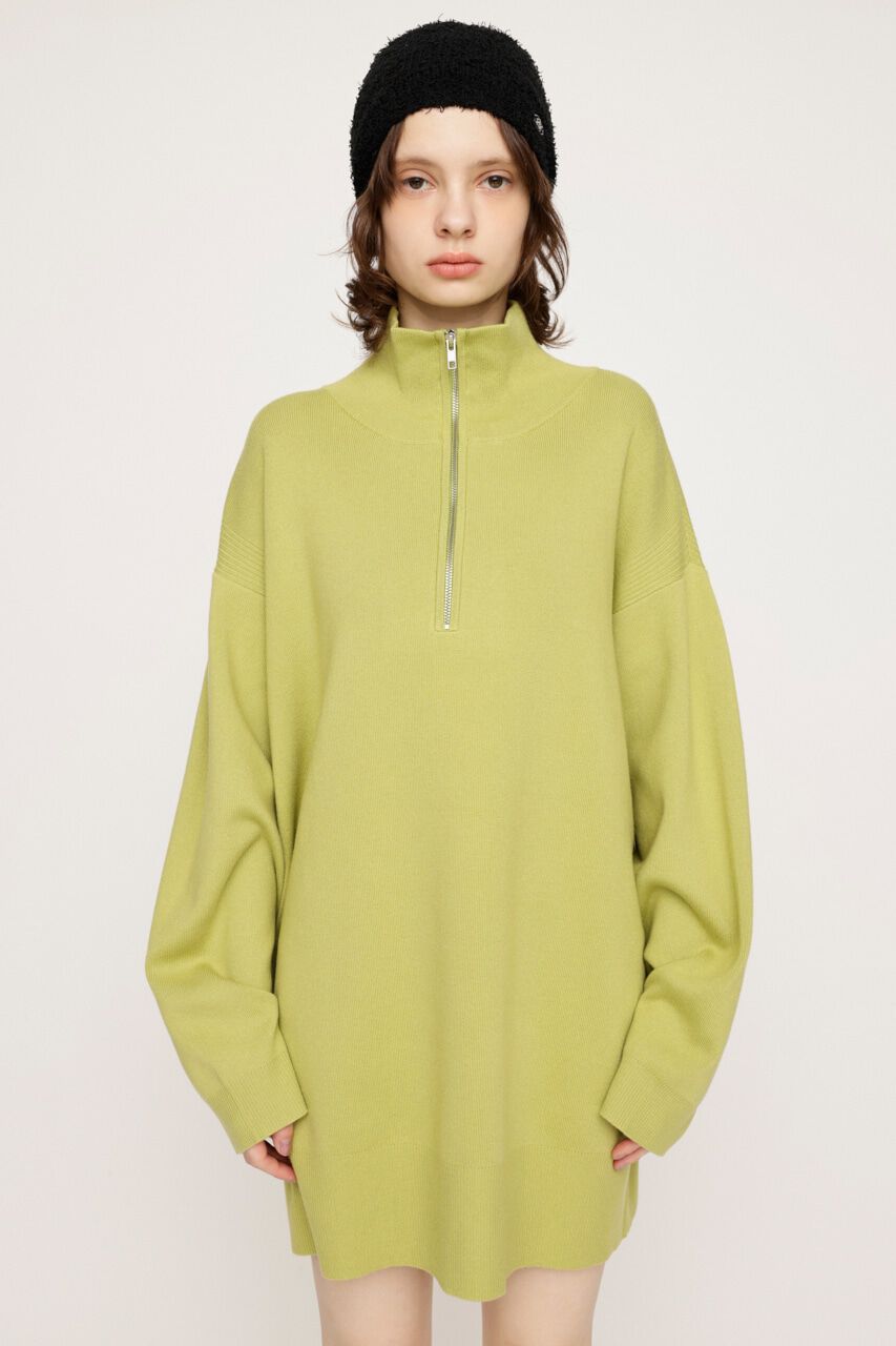 SLY「HALF ZIP H／N LOOSELY ワンピース」|ワンピース|