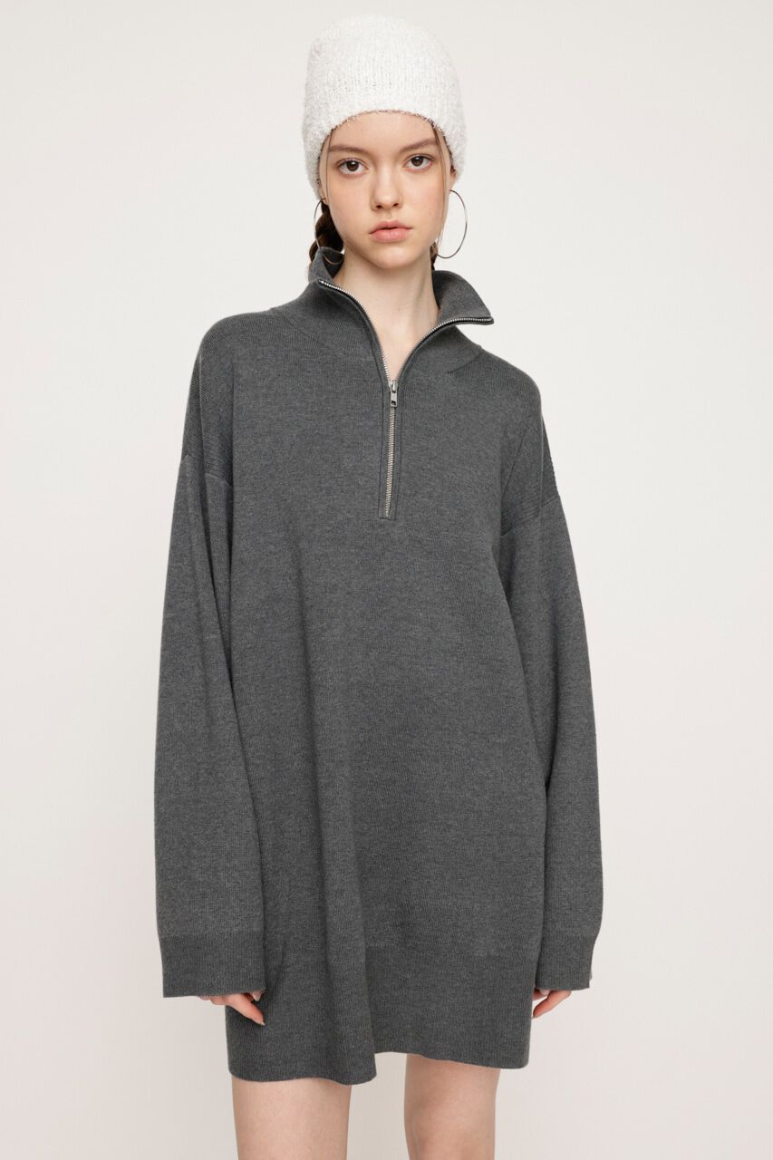 SLY「HALF ZIP H／N LOOSELY ワンピース」|ワンピース|