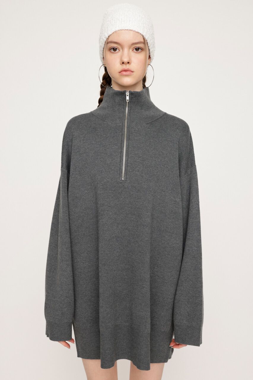 SLY「HALF ZIP H／N LOOSELY ワンピース」|ワンピース|