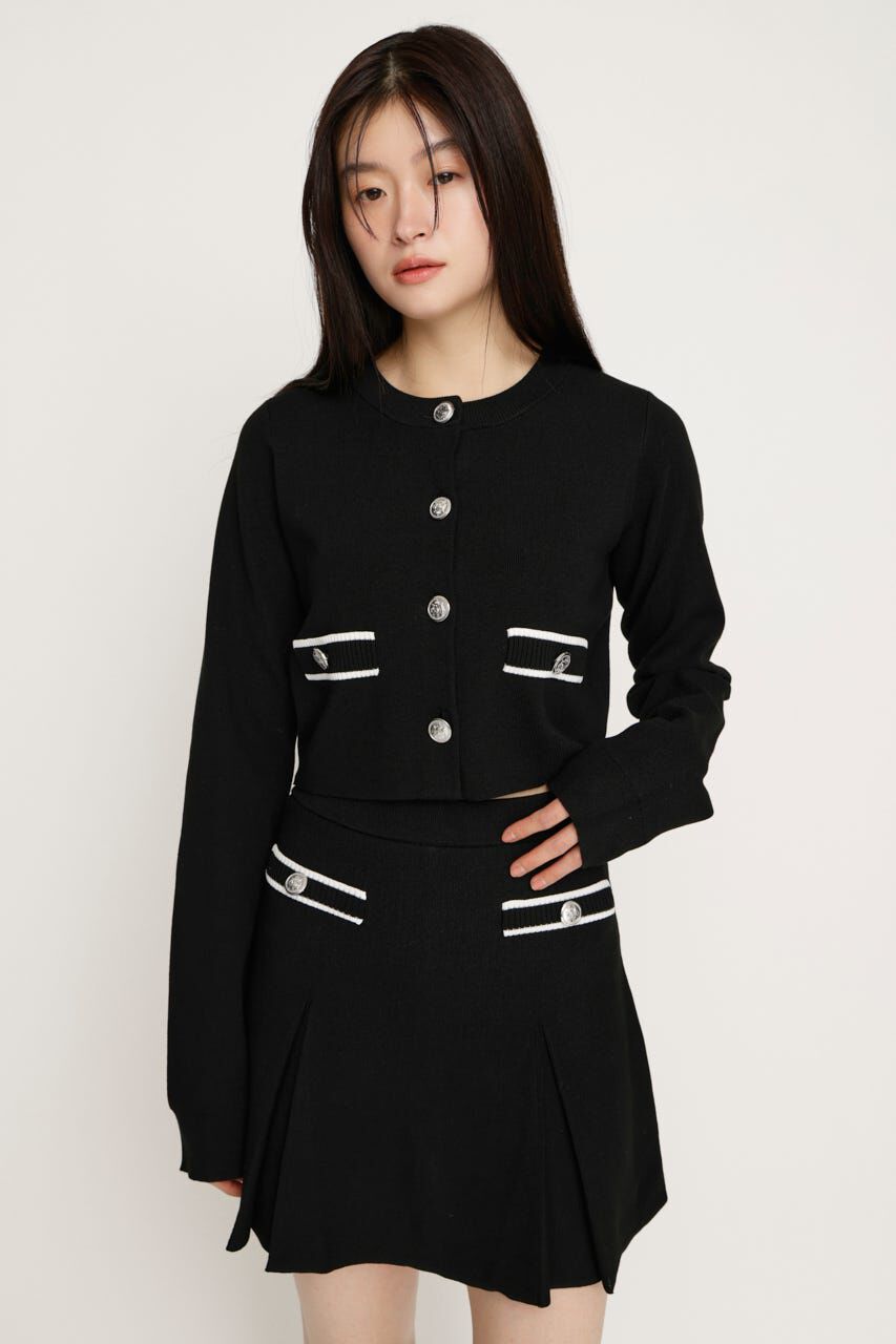 SLY「MILANO RIB KNIT カーディガン」|カーディガン|