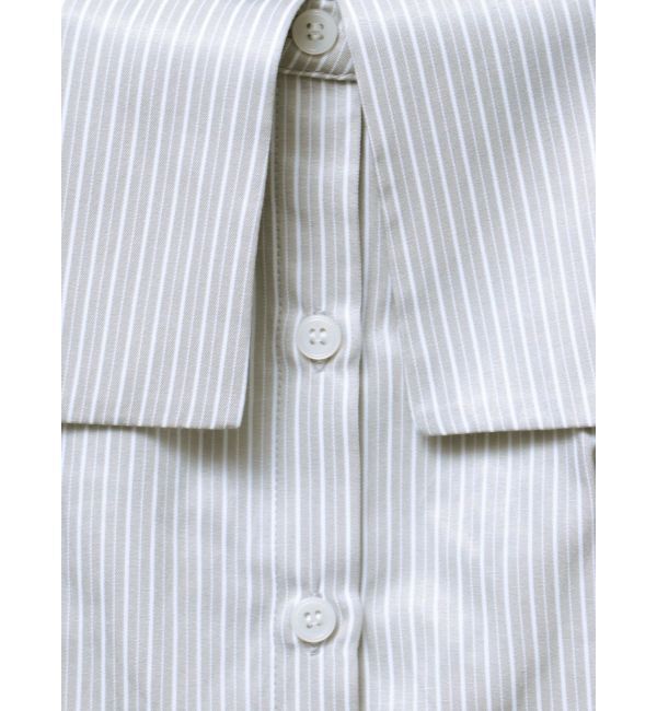 dazzlin「ウエストタックオフショルシャツワンピース」|ワンピース|