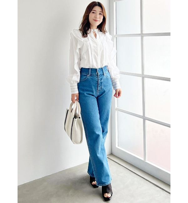 MERCURYDUO「ハイウエストストレートストレッチデニム」|その他|