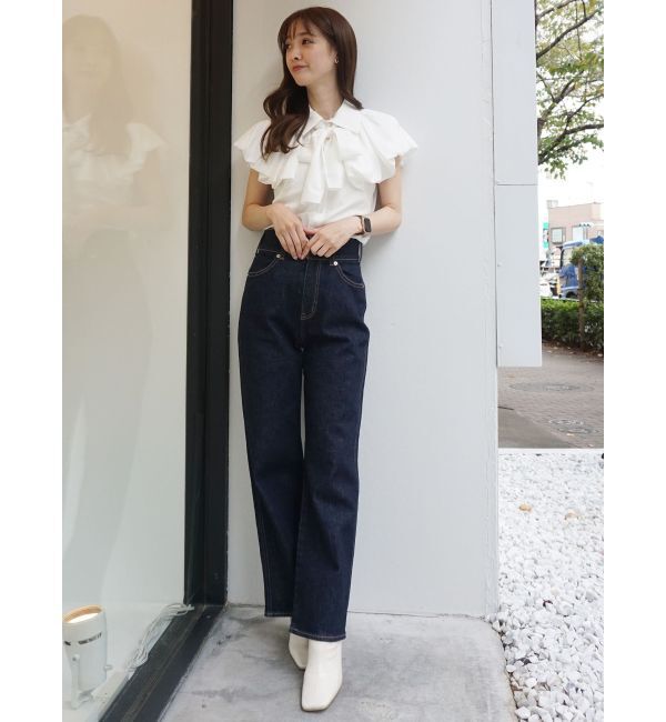 MERCURYDUO「ハイウエストストレートストレッチデニム」|その他|