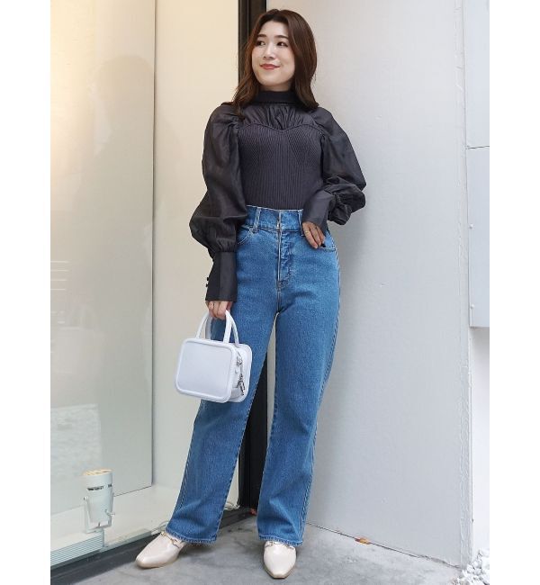 MERCURYDUO「ハイウエストストレートストレッチデニム」|その他|