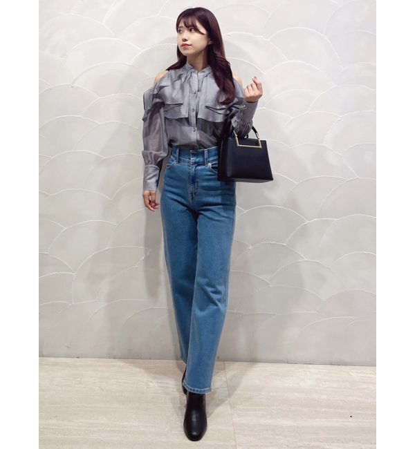 MERCURYDUO「ハイウエストストレートストレッチデニム」|その他|