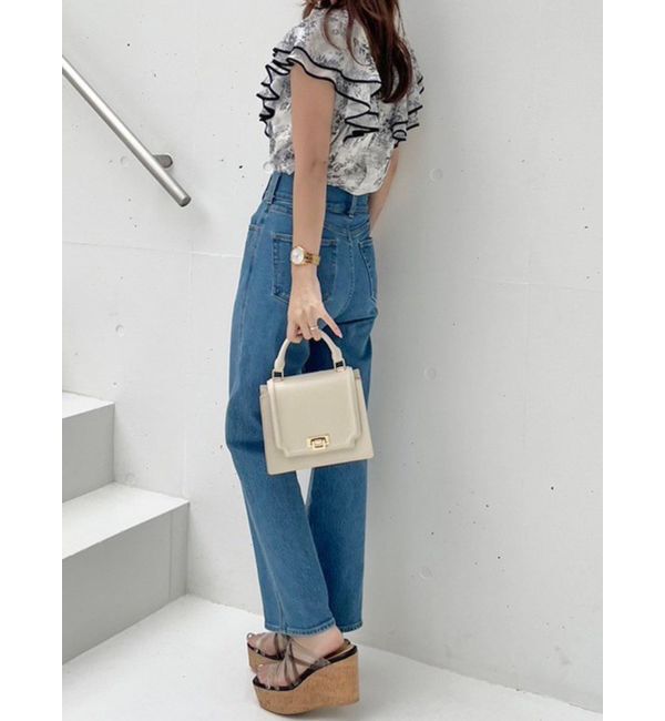 MERCURYDUO「ハイウエストストレートストレッチデニム」|その他|