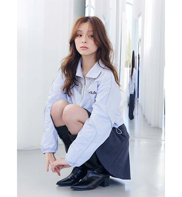 MERCURYDUO「【FILA別注】レース切替トラックジャケット」|ブルゾン・スタジャン|