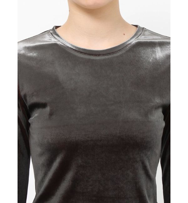 MURUA「シャンブレーベロアトップス」|Tシャツ・カットソー|