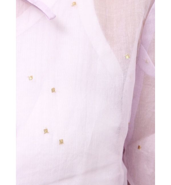 Ungrid「コットンオーガンジー2Wayブラウス」|シャツ・ブラウス|