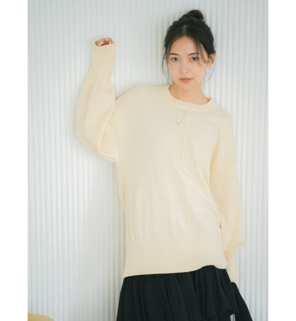 Ungrid「ミニループヤーンルーズニット」|ニット・セーター|