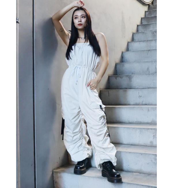 EVRIS「ボリュームギャザーベアオールインワン」|オールインワン|