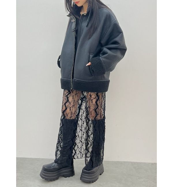 EVRIS「オーバーサイズボアブルゾン」|ブルゾン・スタジャン|