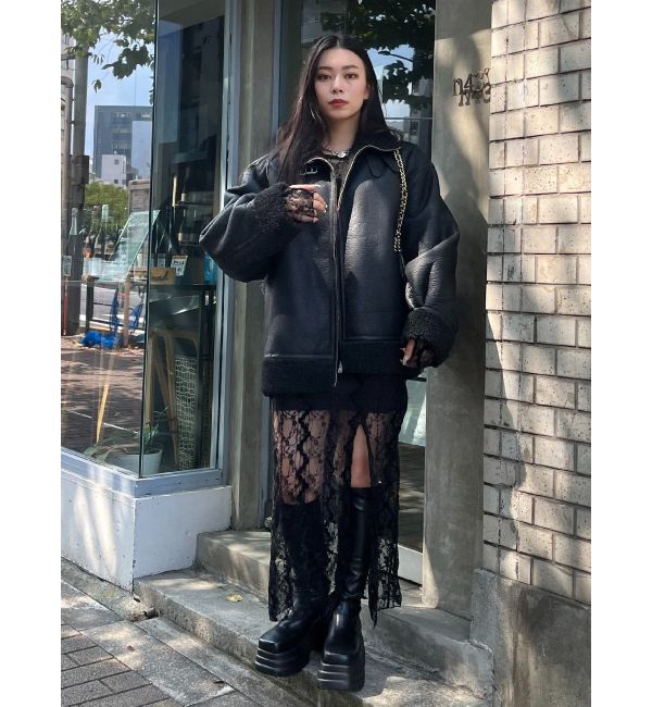 EVRIS「オーバーサイズボアブルゾン」|ブルゾン・スタジャン|