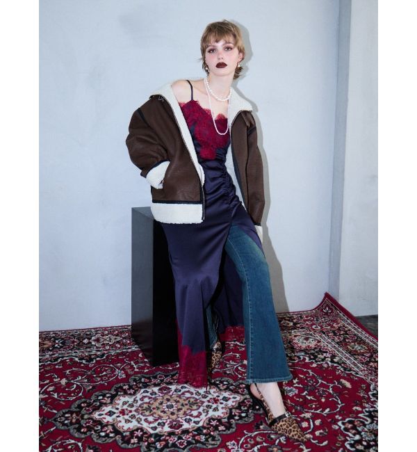 EVRIS「オーバーサイズボアブルゾン」|ブルゾン・スタジャン|