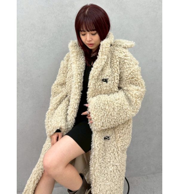 EVRIS「フェイクファーダッフルコート」|ダッフルコート|