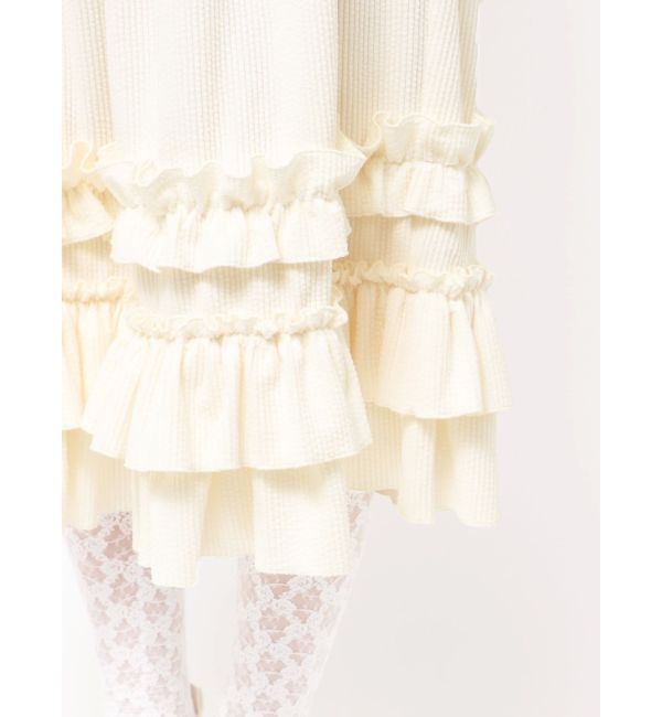 merry jenny「コーデュロイフリルタックスカート」|スカート|