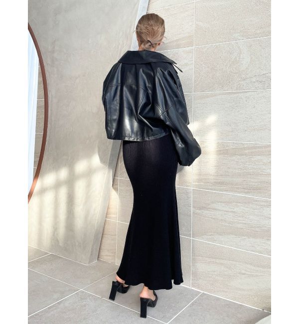 GYDA「BITケーブルマーメイドニットスカート」|スカート|