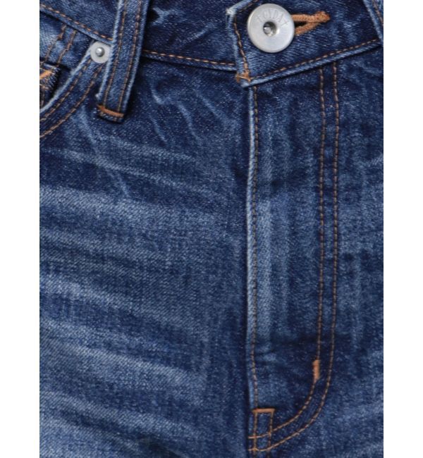 GYDA「ハイウエスト HIGH-END STRAIGHT SLIM デニムパンツ」|デニム|