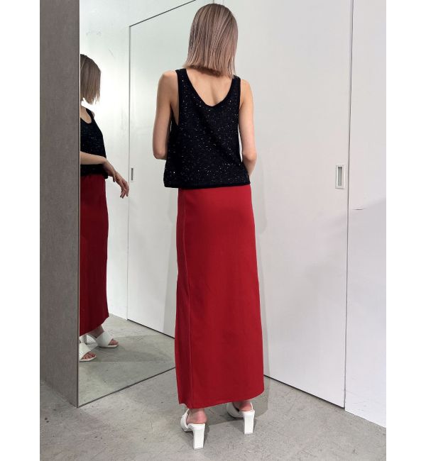 GYDA「ラメスパンコールLOOSEニットタンクトップ」|ニット・セーター|