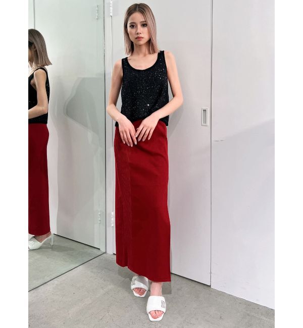 GYDA「ラメスパンコールLOOSEニットタンクトップ」|ニット・セーター|