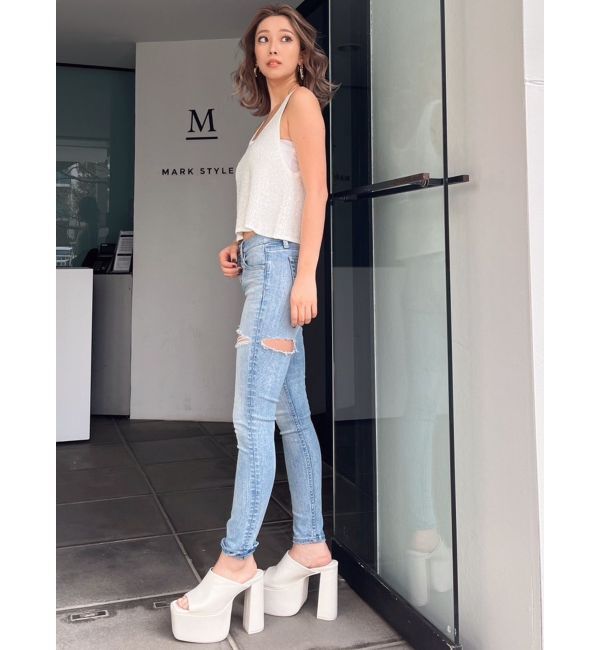 GYDA「ラメスパンコールLOOSEニットタンクトップ」|ニット・セーター|