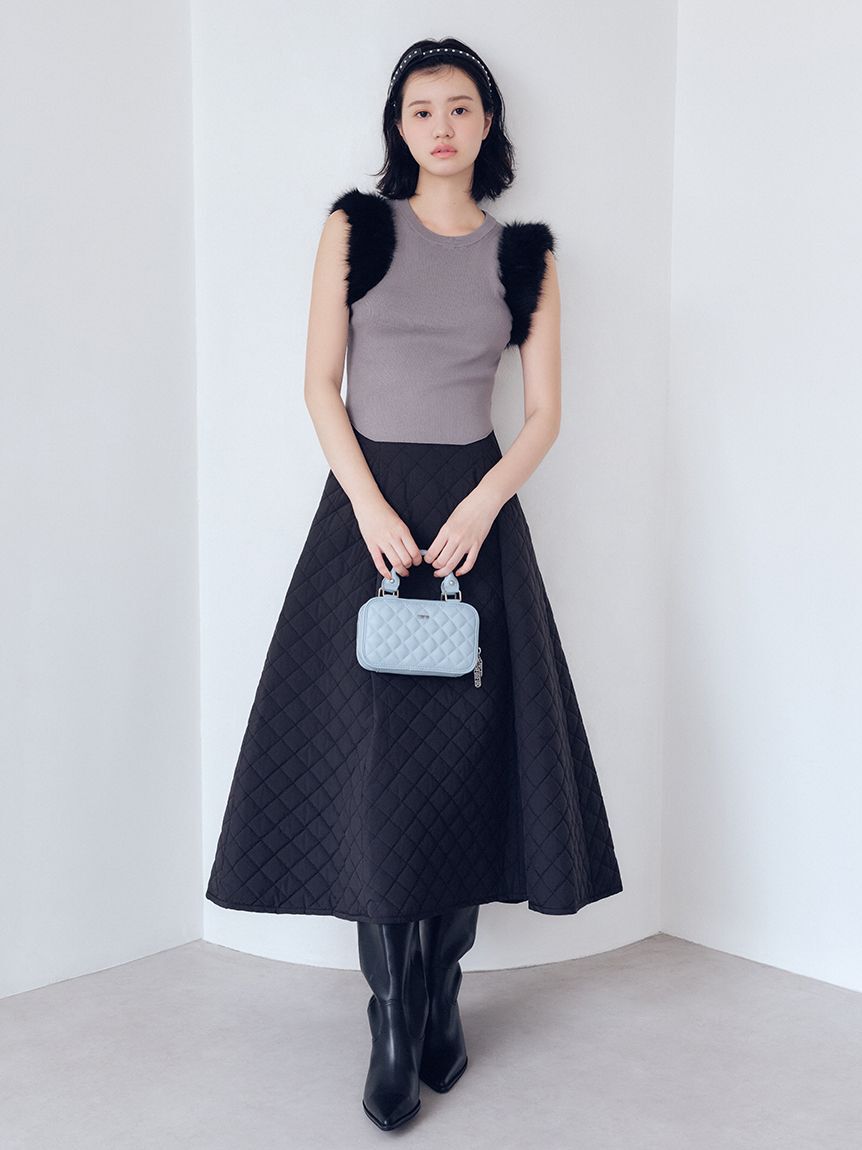 FURFUR「【限定カラー】キルティングフォンホルダー」|ショルダー・メッセンジャー|