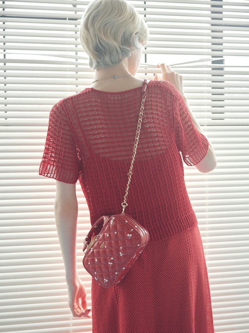 FURFUR「【限定カラー】キルティングフォンホルダー」|ショルダー・メッセンジャー|