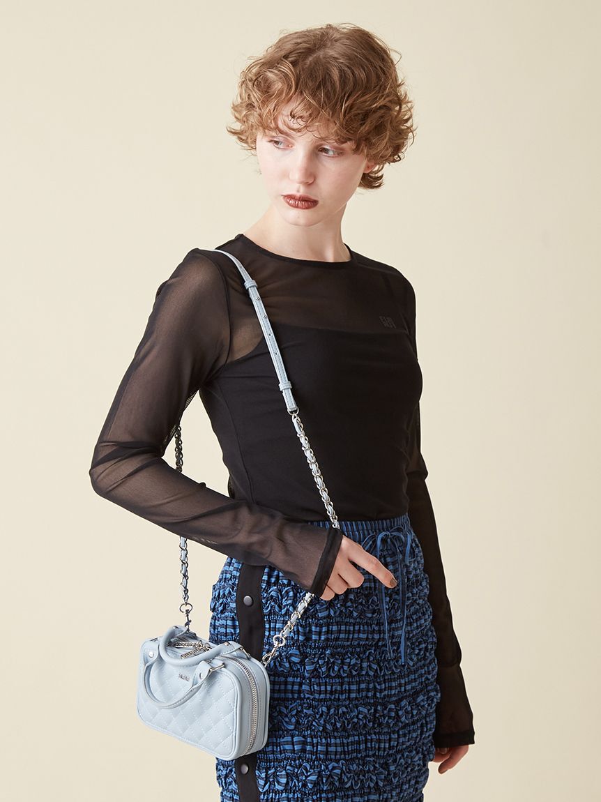 FURFUR「【限定カラー】キルティングフォンホルダー」|ショルダー・メッセンジャー|