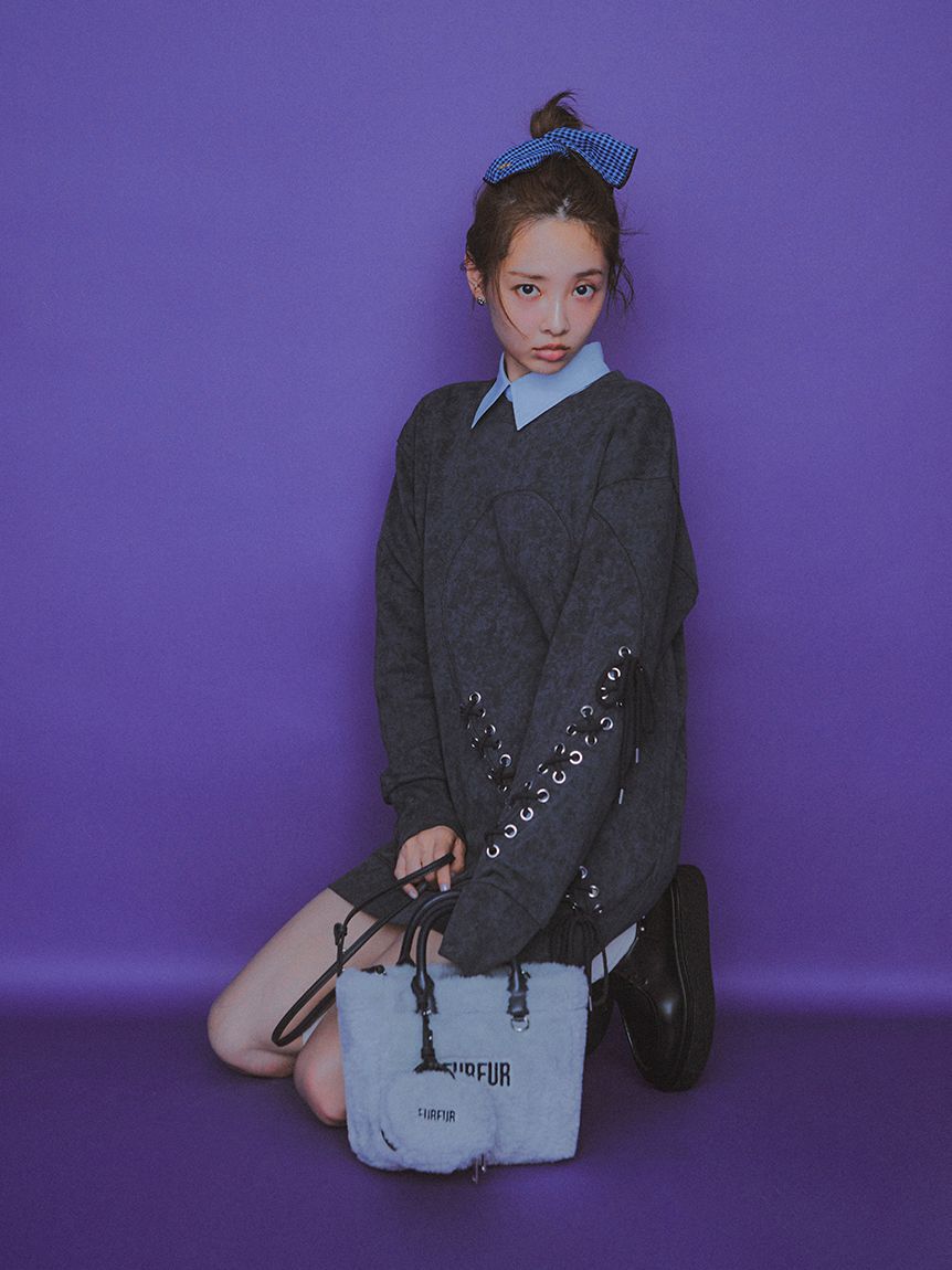 FURFUR「リボンスリーブシアーシャツ」|シャツ・ブラウス|