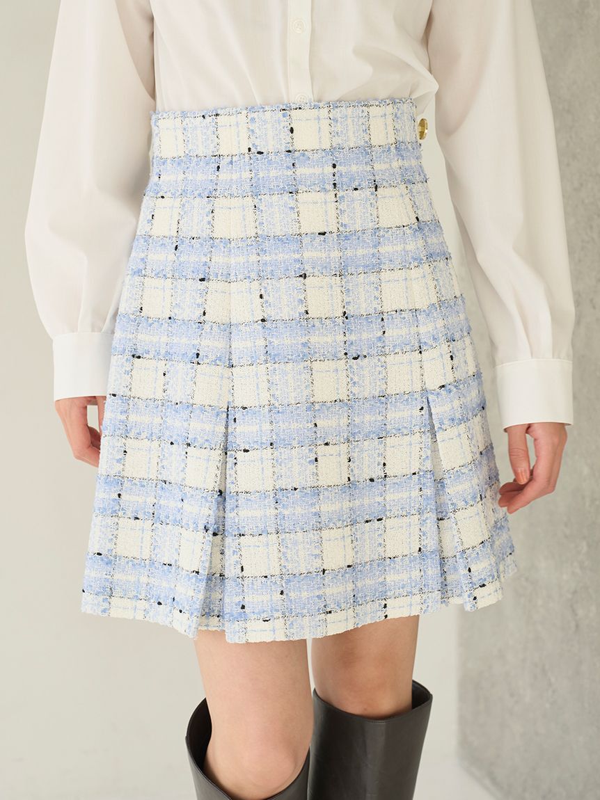 SNIDEL「バリエツイードスカート」|スカート|