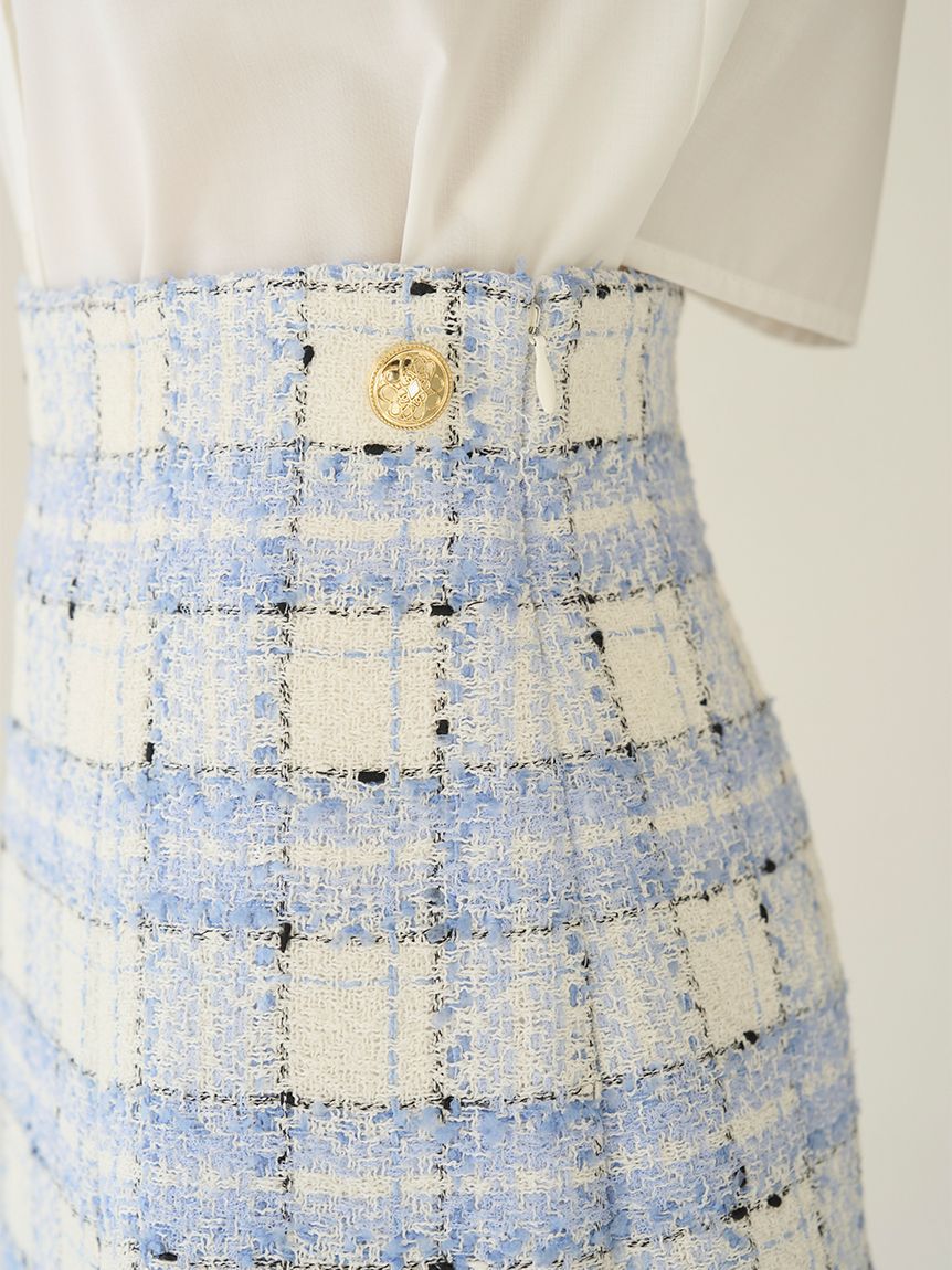 SNIDEL「バリエツイードスカート」|スカート|