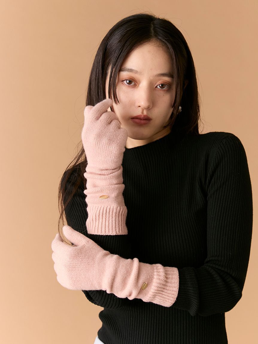 LILY BROWN「ロングニットグローブ」|手袋|