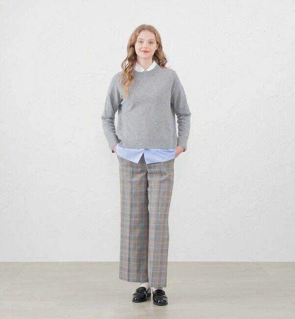 MACKINTOSH PHILOSOPHY「ウールカシミヤクルーネックニット」|ニット・セーター|