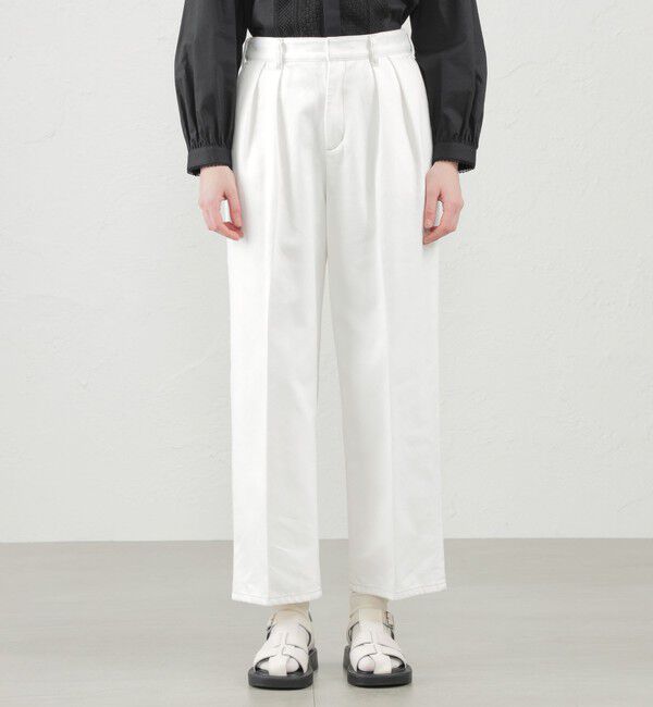 MACKINTOSH PHILOSOPHY「ホワイトデニムワイドパンツ」|デニム|